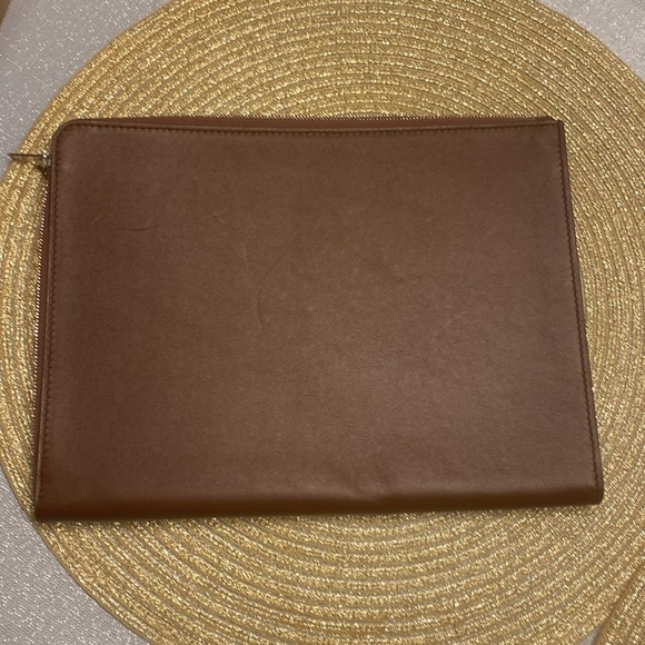 Rolex Brown Leather Clutch - Picture 4 of 6